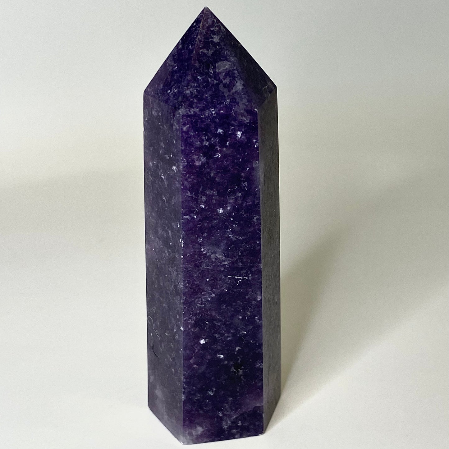 Crystal Point Tower | Purple Lepidolite