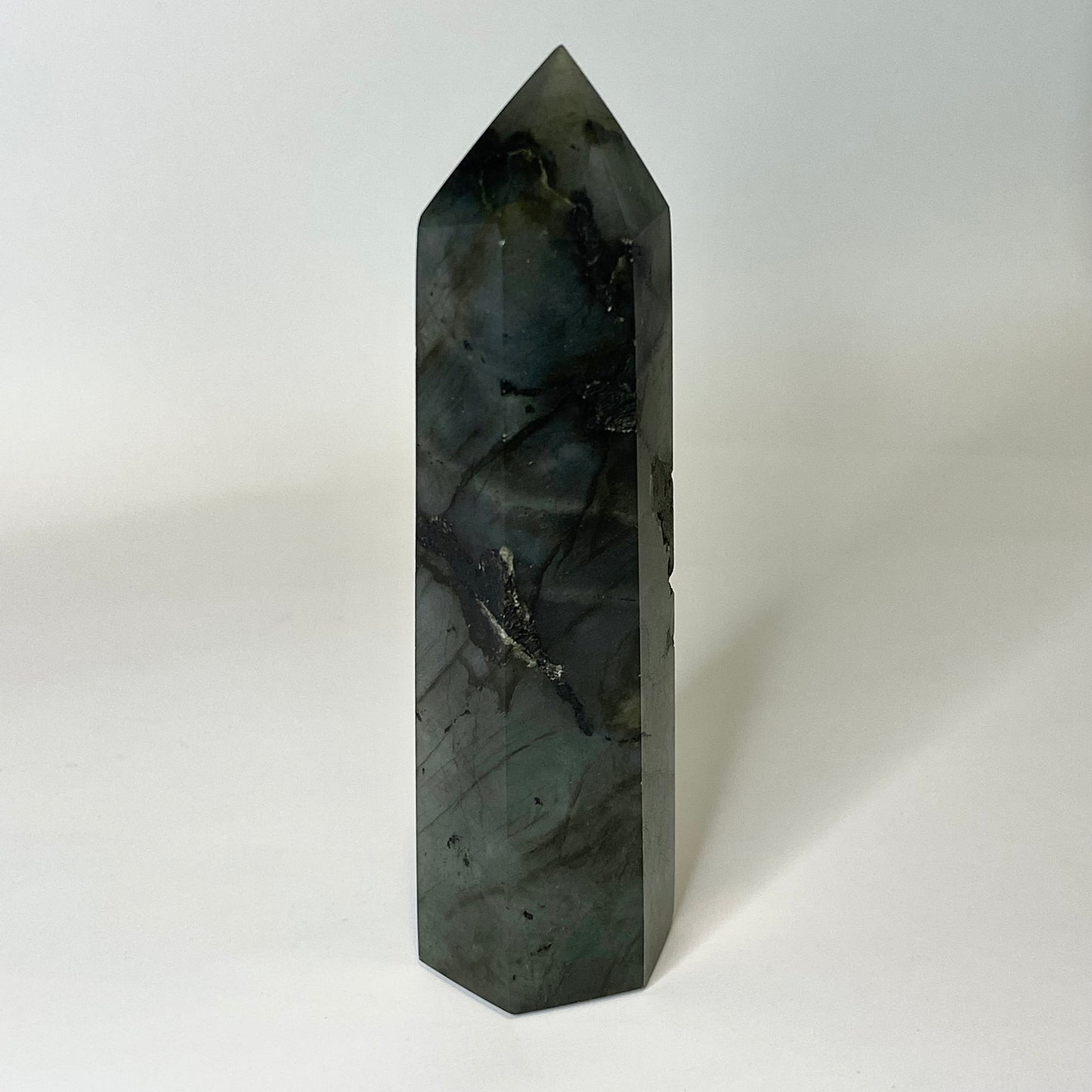 Crystal Point Tower | Labradorite