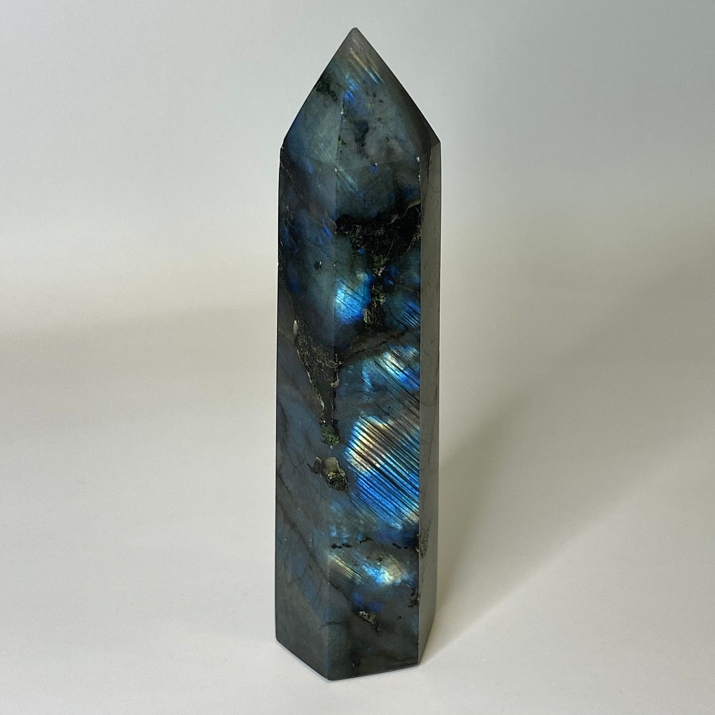 Crystal Point Tower | Labradorite