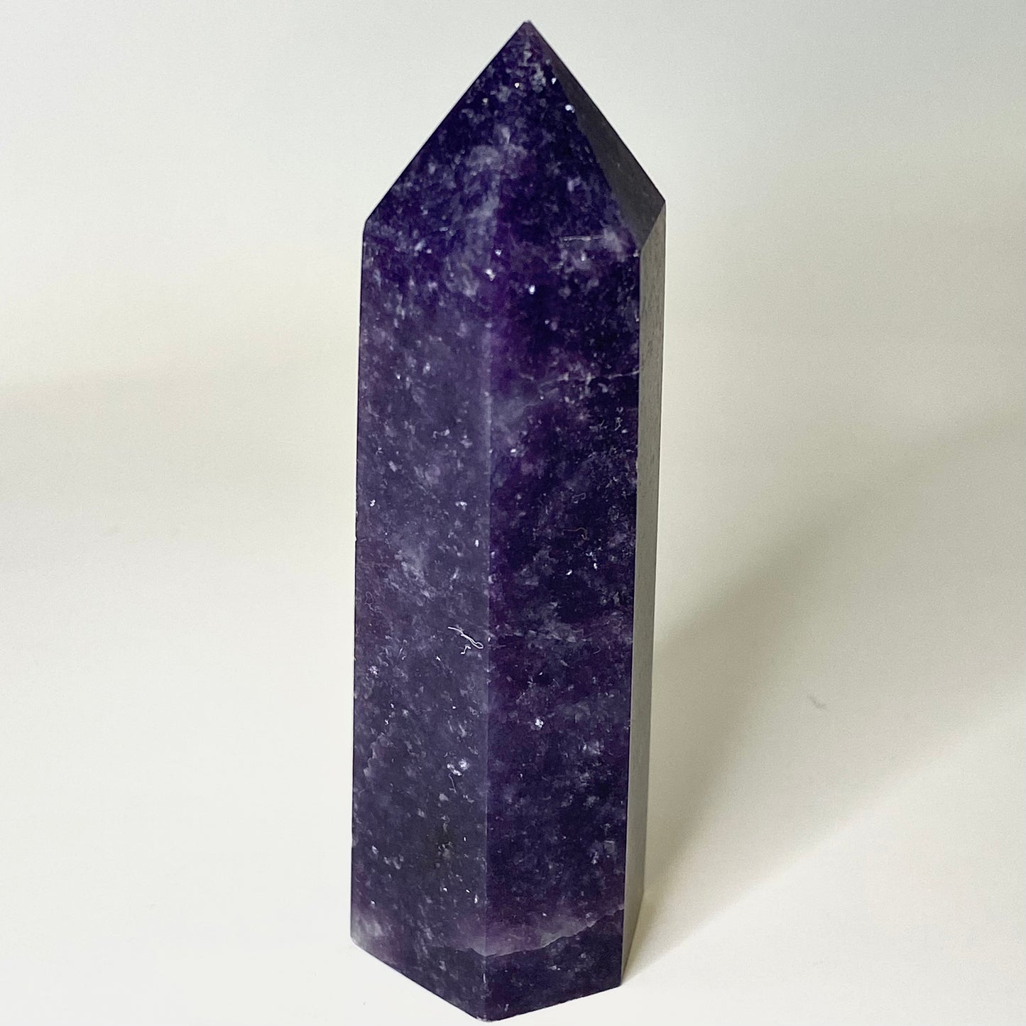 Crystal Point Tower | Purple Lepidolite
