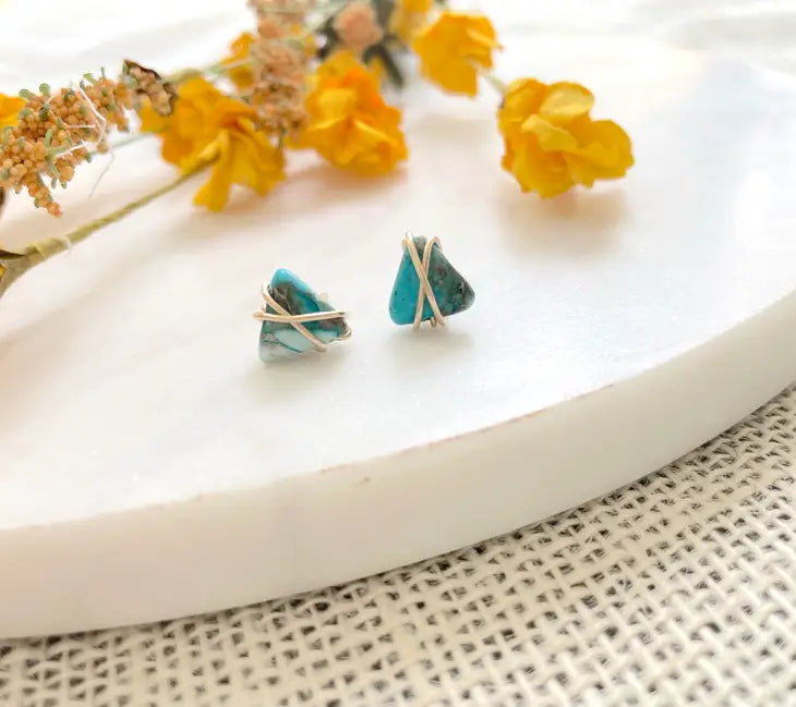 Jewelry | Earrings | Turquoise Jasper Studs