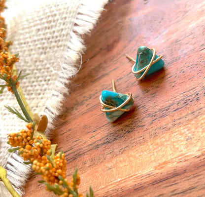 Jewelry | Earrings | Turquoise Jasper Studs