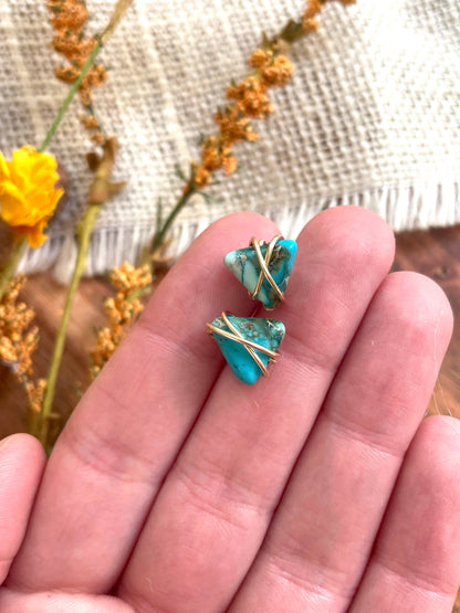 Jewelry | Earrings | Turquoise Jasper Studs