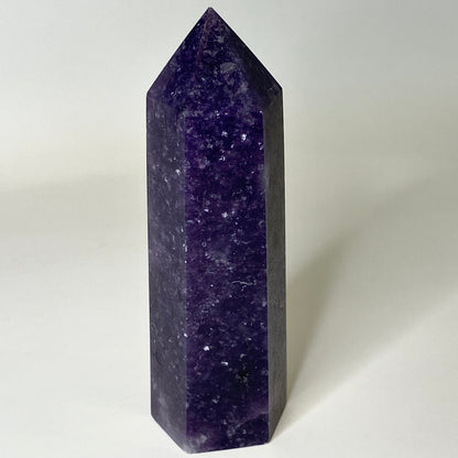 Crystal Point Tower | Purple Lepidolite
