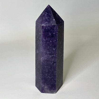 Crystal Point Tower | Purple Lepidolite